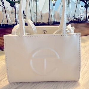 Telfar Small Shopping Bag - White